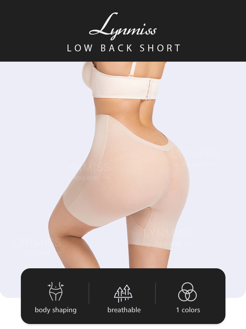 thin low back shapewear, body hugging pants, shapewear pants