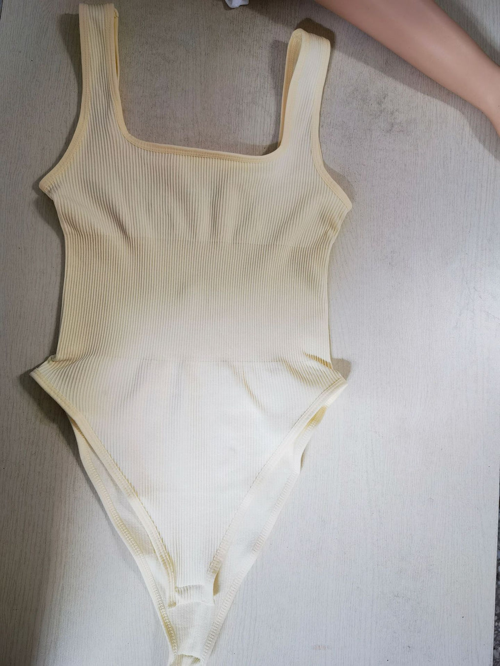 square collar jumpsuit
