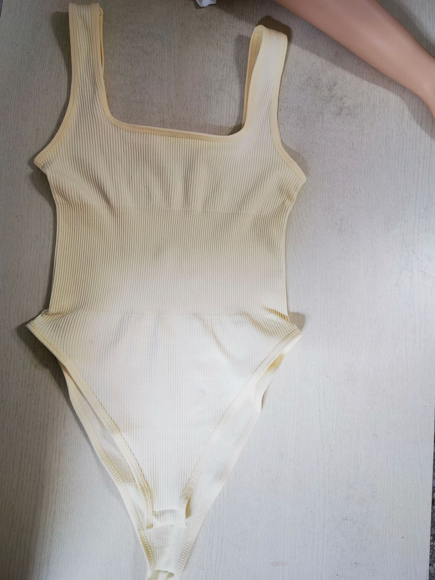 square collar jumpsuit