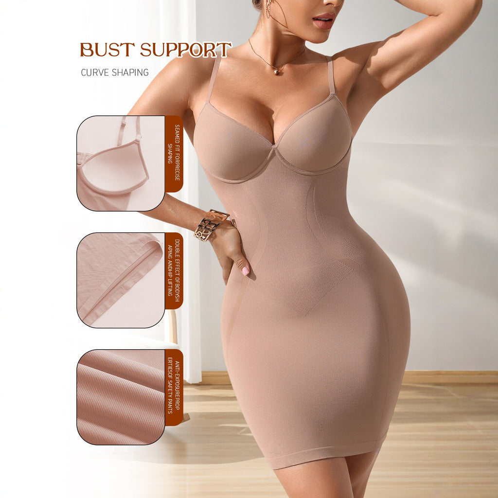 seamless fit, elastic and slimming bottom layer