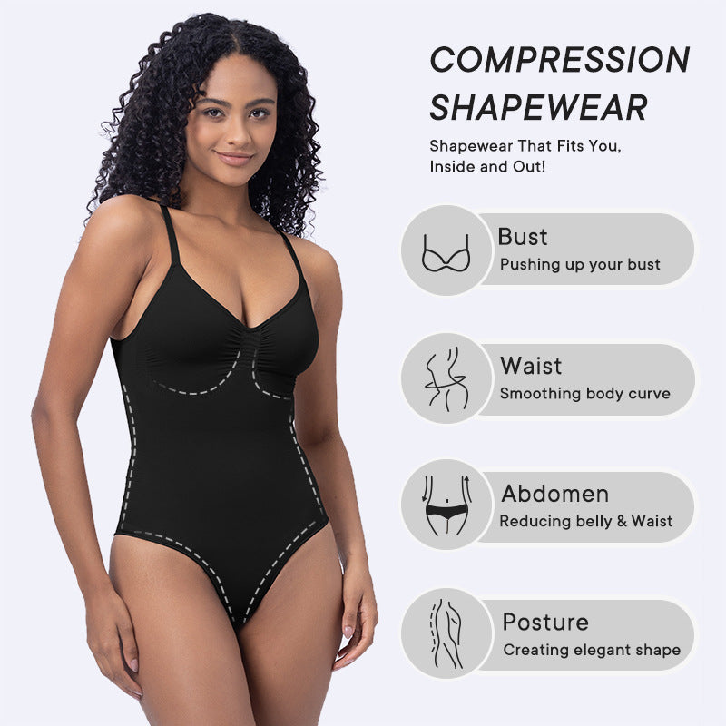 body shaping camisole one-piece shapewear