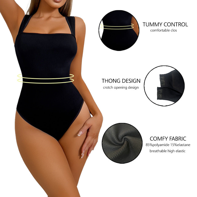 Tank top, triangle pants, one-piece shapewear