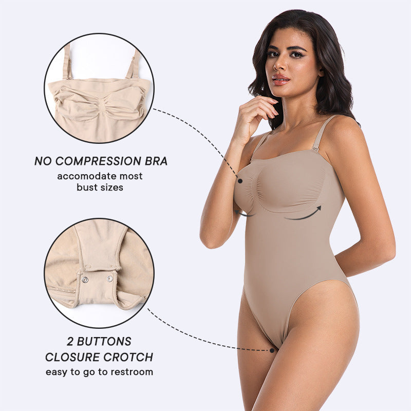 Seamless Bodysuit bodysuit cinching seamless strapless bodysuit