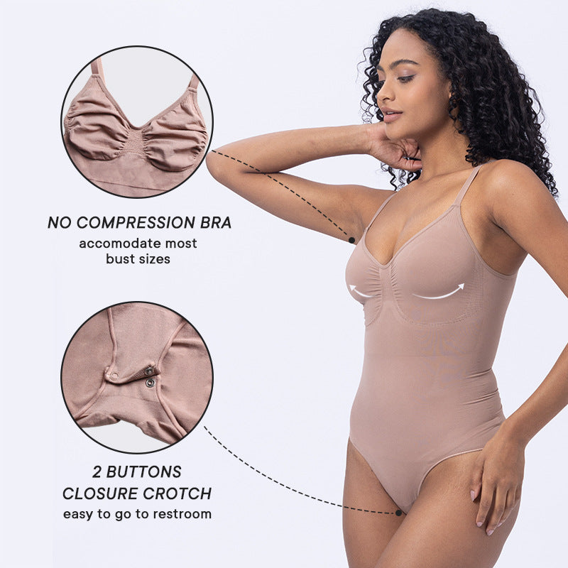 body shaping camisole one-piece shapewear
