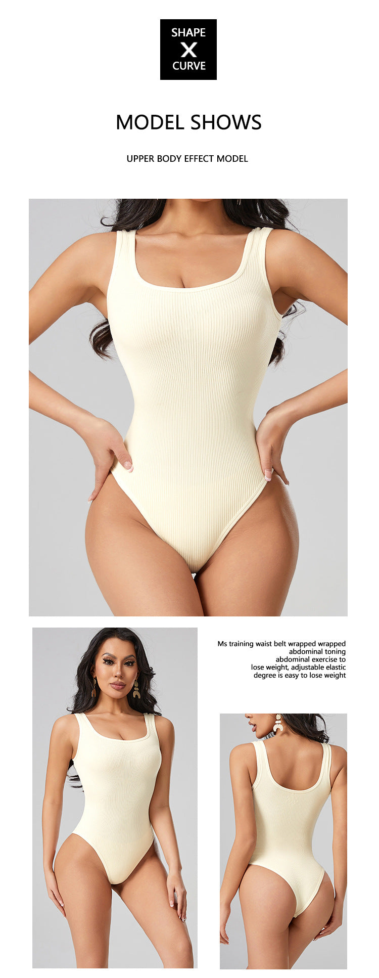 No chest cushion seamless shapewear