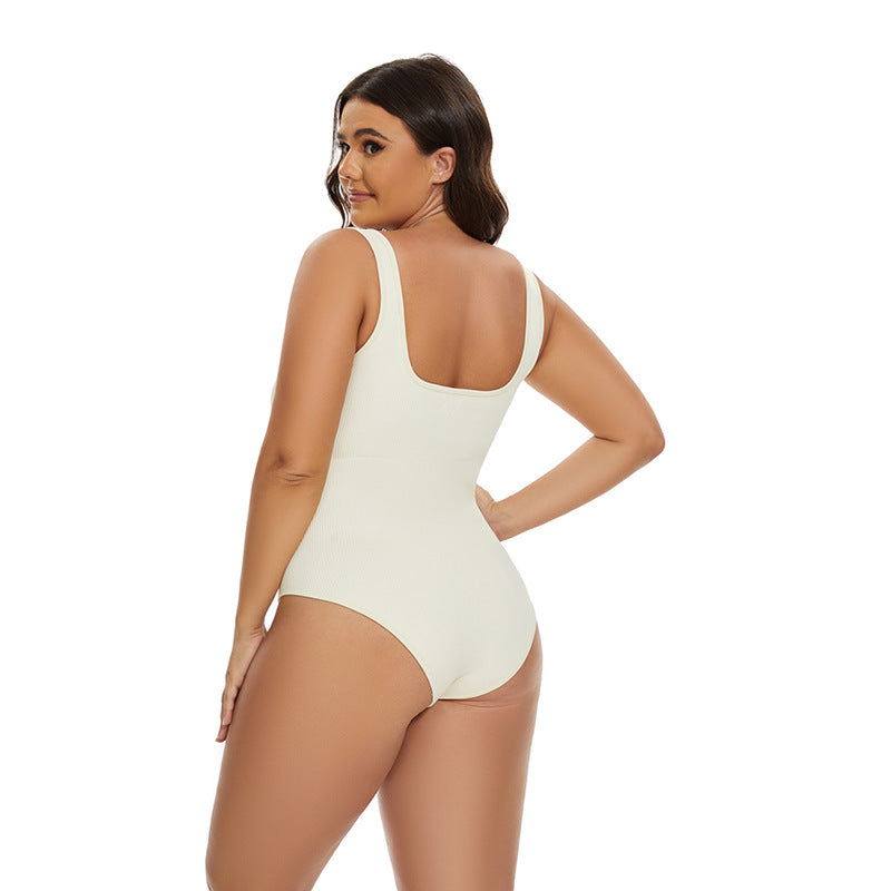 square collar jumpsuit