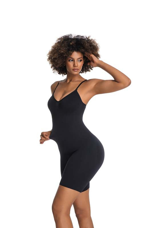 flat angle pants, one-piece buckle Seamless shapewear