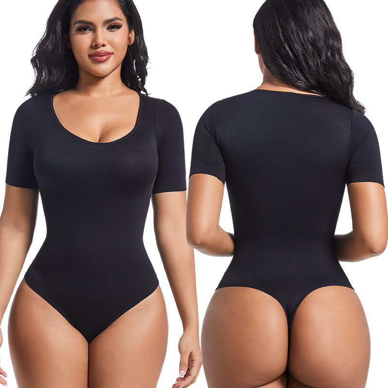 T-shaped hip lifting and bottoming jumpsuit