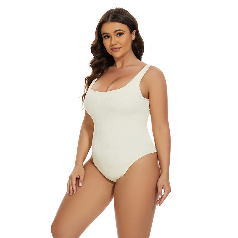 square collar jumpsuit