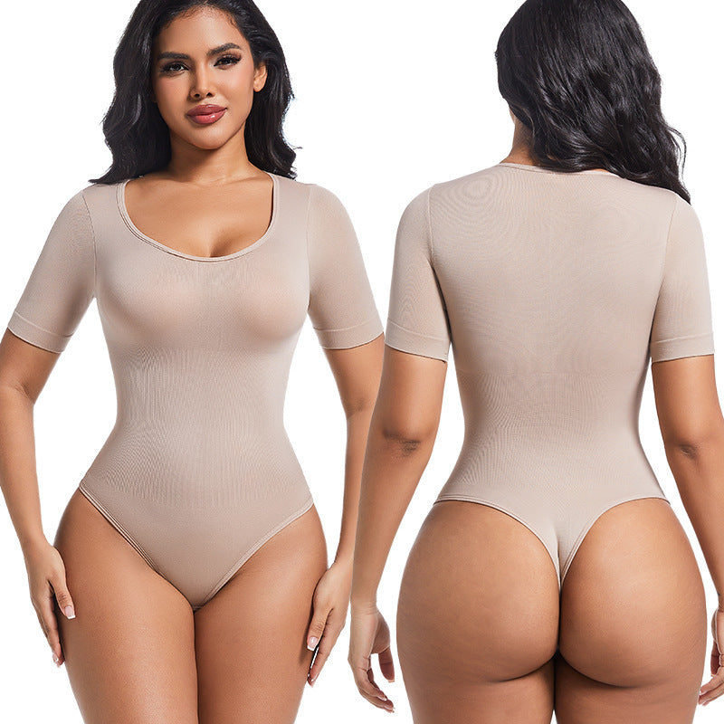 T-shaped hip lifting and bottoming jumpsuit