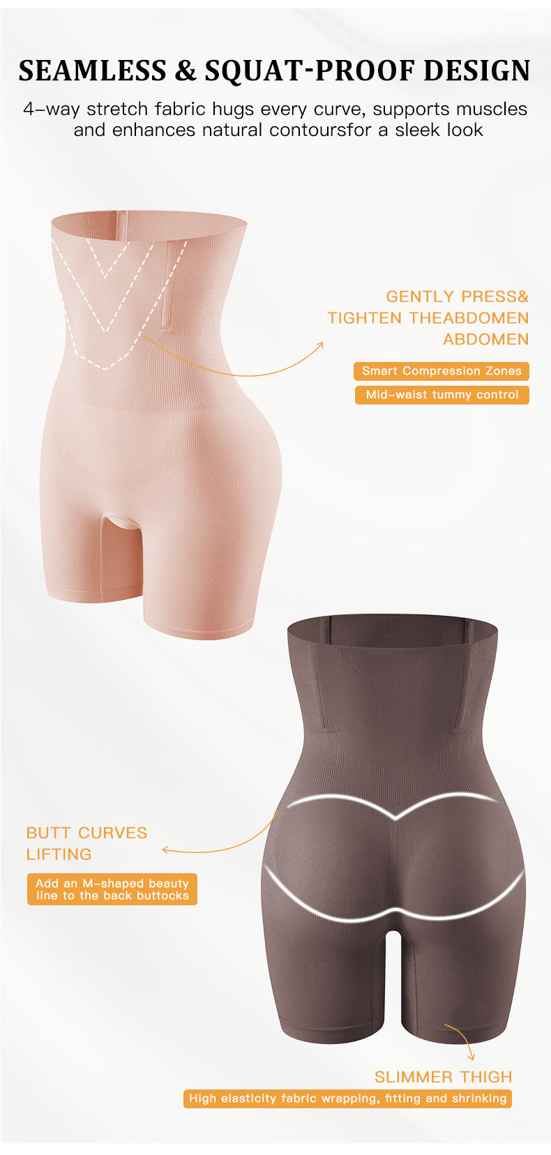 tight fitting, high waisted waist cinching pants