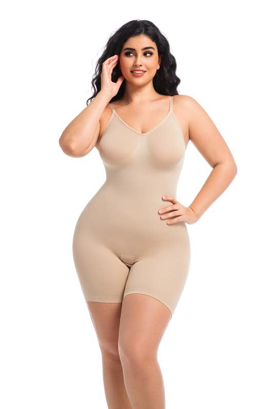 flat angle pants, one-piece buckle Seamless shapewear