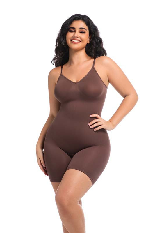 flat angle pants, one-piece buckle Seamless shapewear