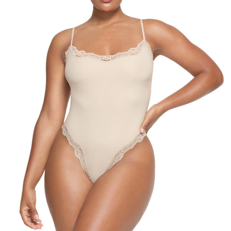 pure color, tummy-control, lace shapewear