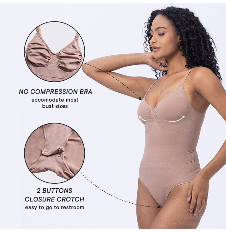 body shaping camisole one-piece shapewear