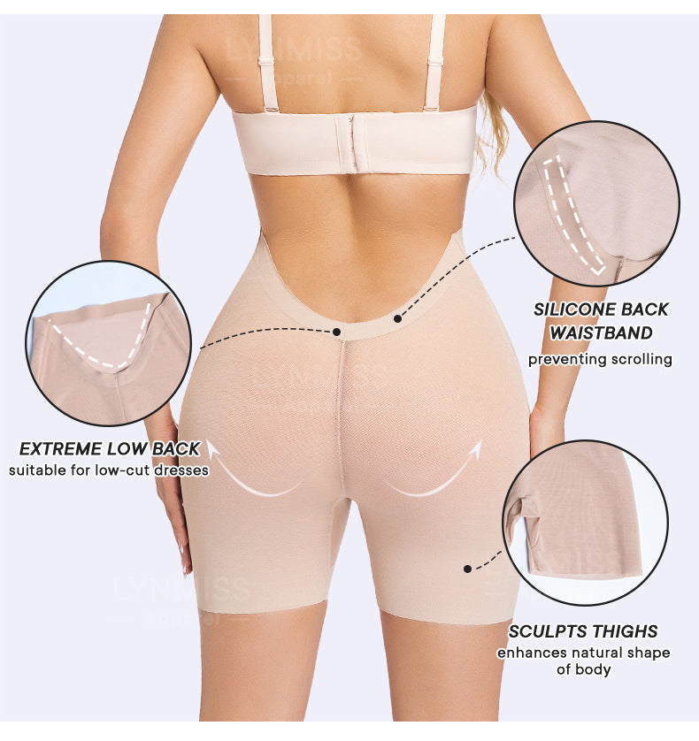 thin low back shapewear, body hugging pants, shapewear pants