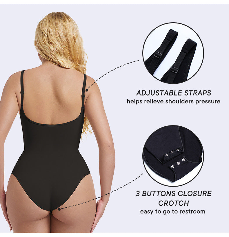 cinching belly tight fitting, zipper style shapewear