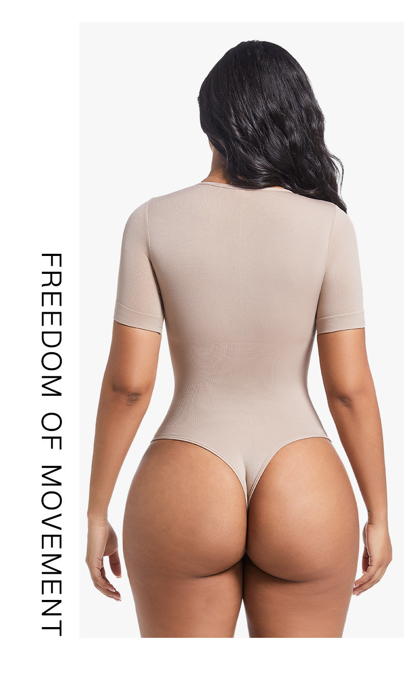 T-shaped hip lifting and bottoming jumpsuit