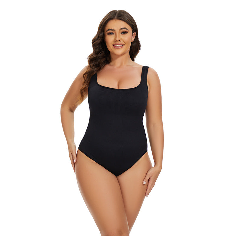 square collar jumpsuit