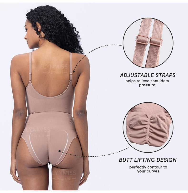 body shaping camisole one-piece shapewear
