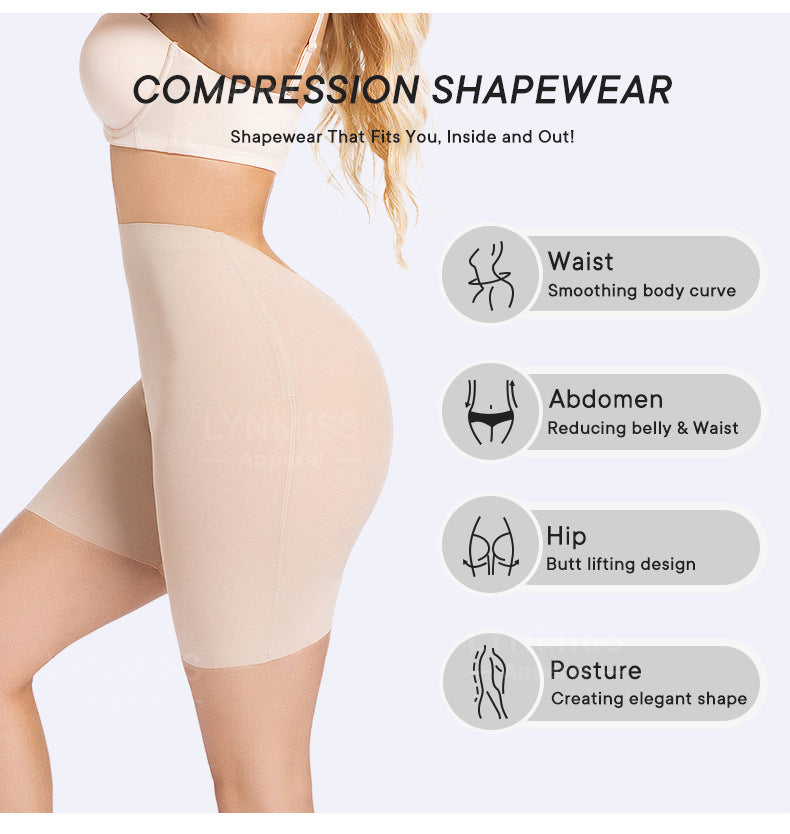 thin low back shapewear, body hugging pants, shapewear pants