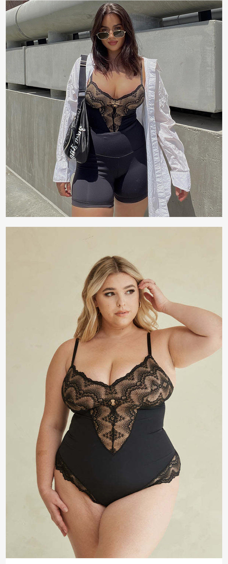 Lace Waist-Cinching Women's Breathable Strapless Underwear