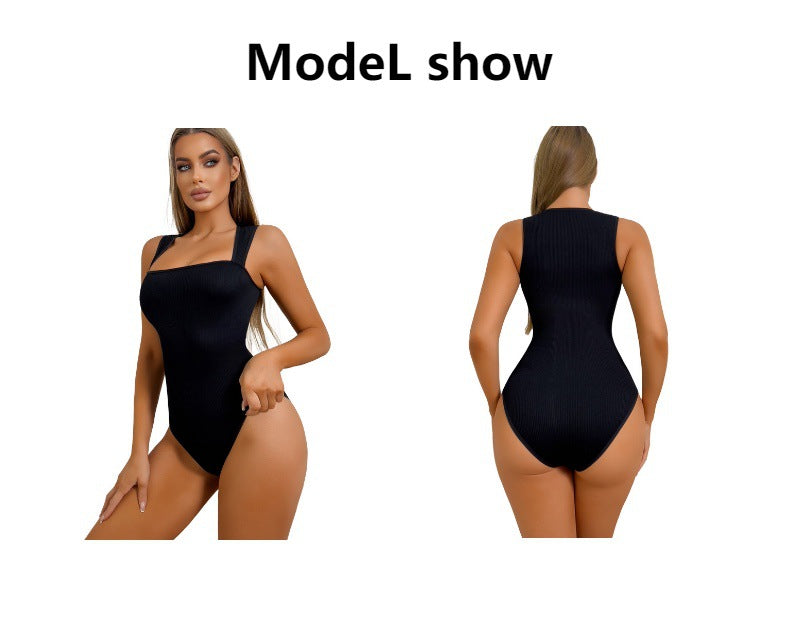 Tank top, triangle pants, one-piece shapewear