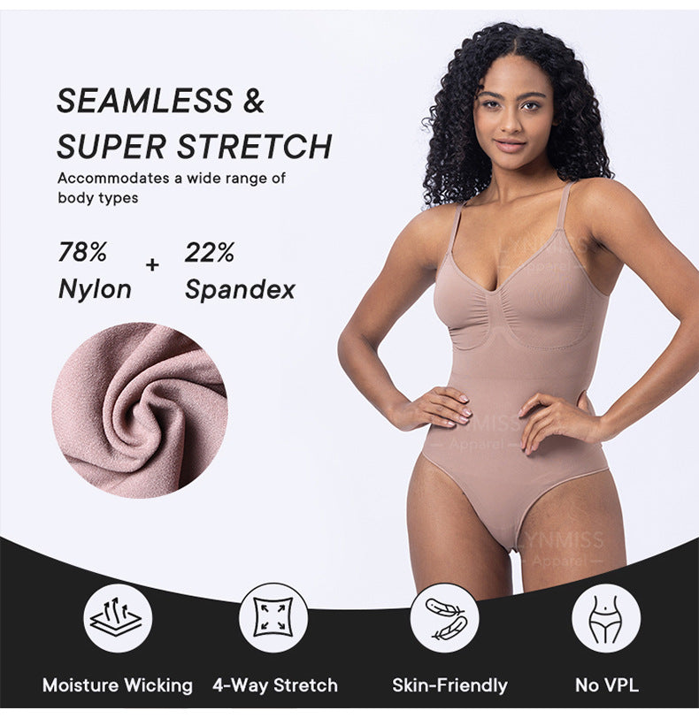 body shaping camisole one-piece shapewear