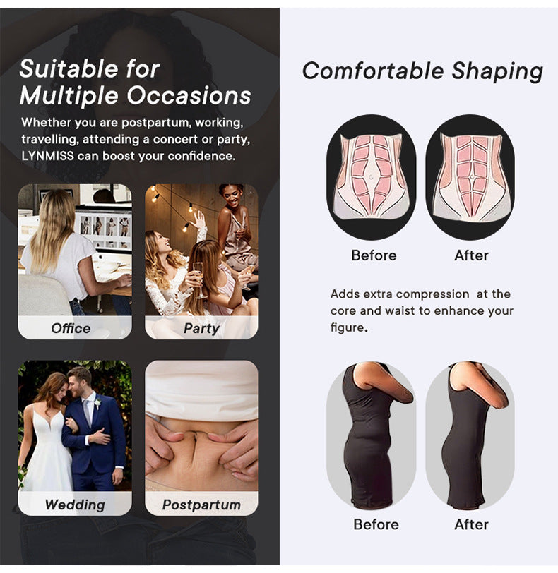 body shaping camisole one-piece shapewear