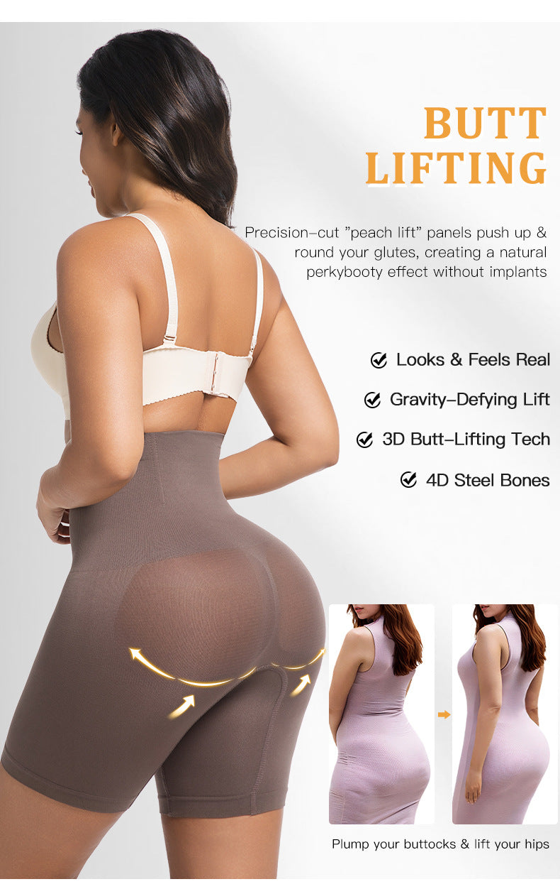 tight fitting, high waisted waist cinching pants