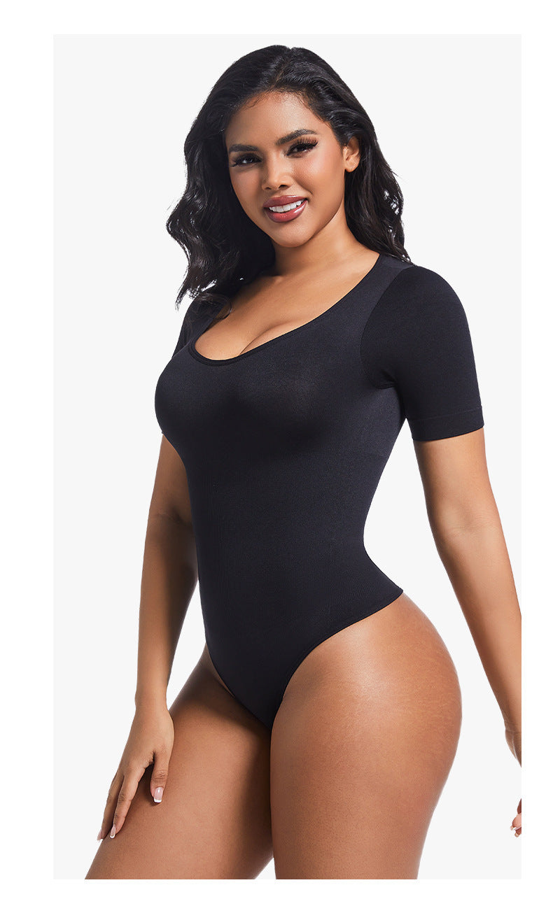T-shaped hip lifting and bottoming jumpsuit