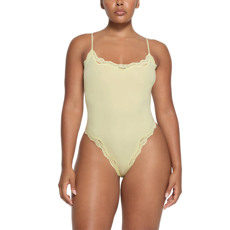 pure color, tummy-control, lace shapewear