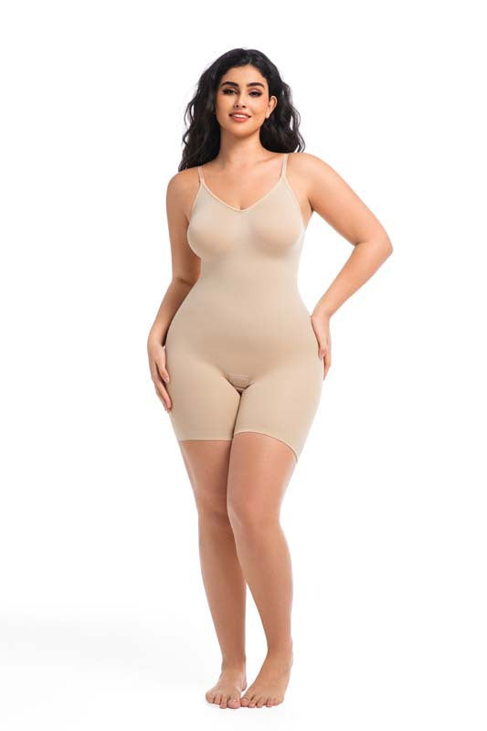 flat angle pants, one-piece buckle Seamless shapewear