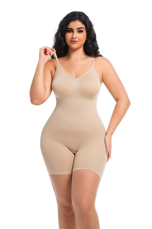 flat angle pants, one-piece buckle Seamless shapewear