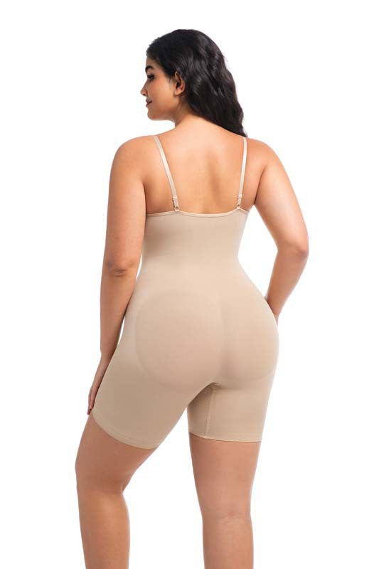 flat angle pants, one-piece buckle Seamless shapewear