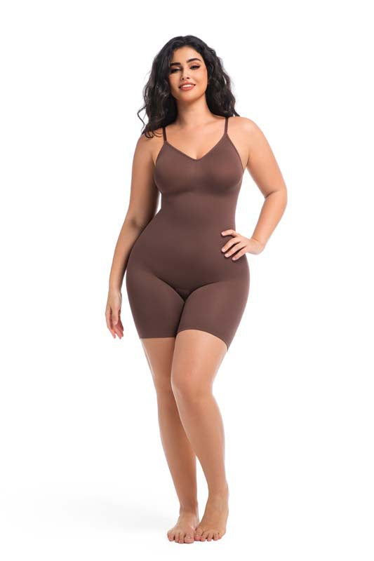 flat angle pants, one-piece buckle Seamless shapewear