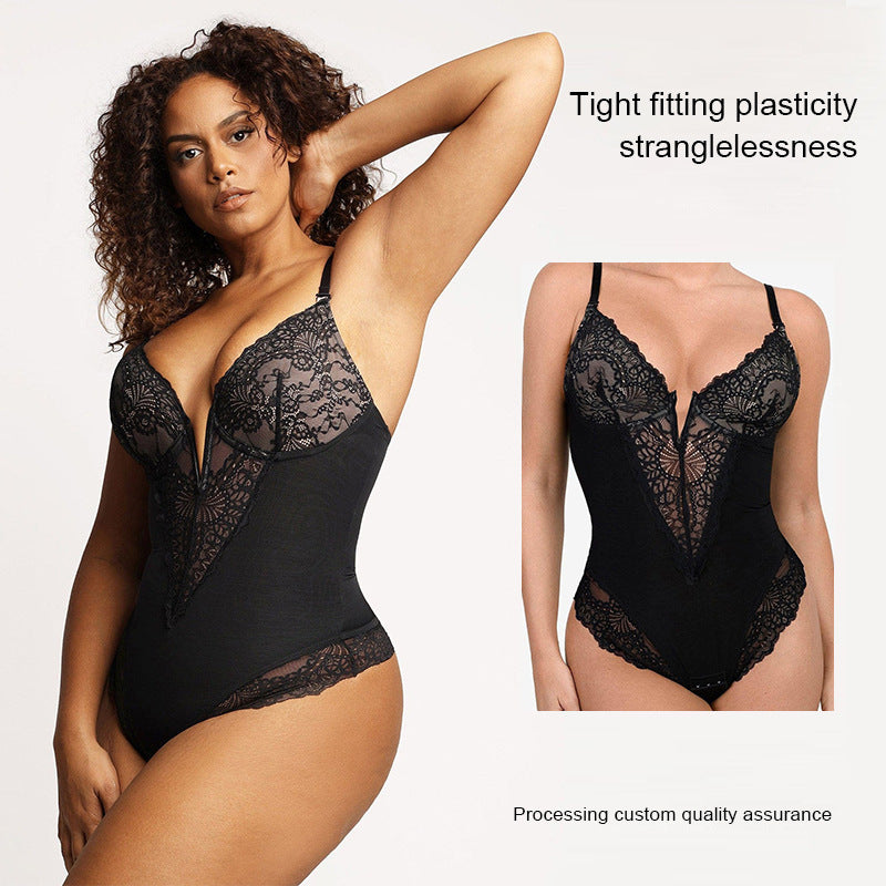 pure color, tummy-control, lace shapewear