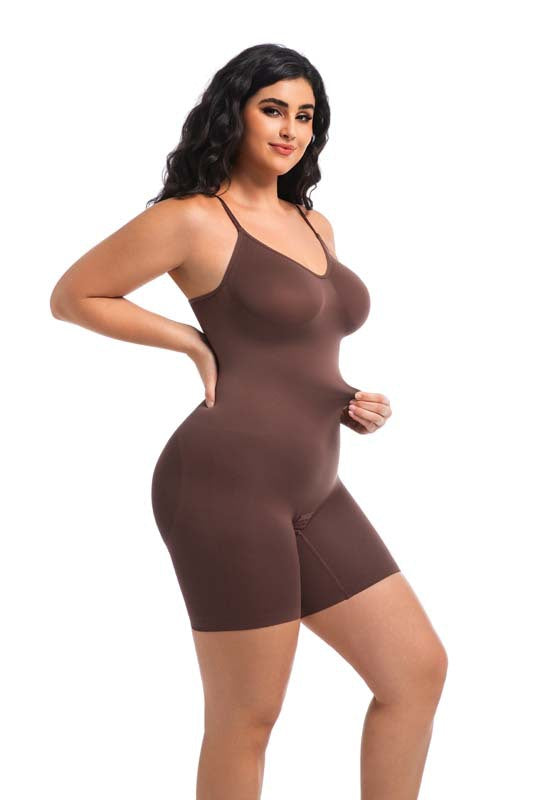 flat angle pants, one-piece buckle Seamless shapewear