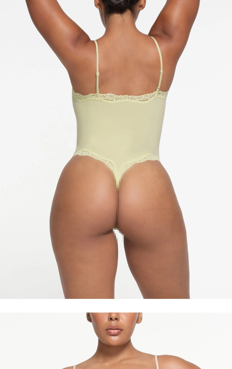 pure color, tummy-control, lace shapewear
