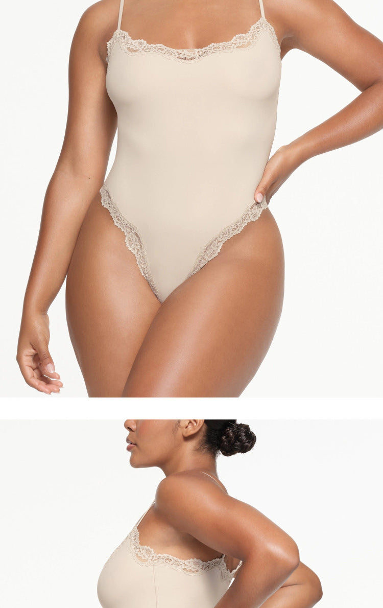 pure color, tummy-control, lace shapewear