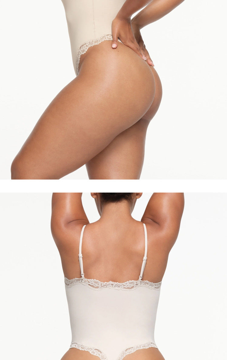 pure color, tummy-control, lace shapewear