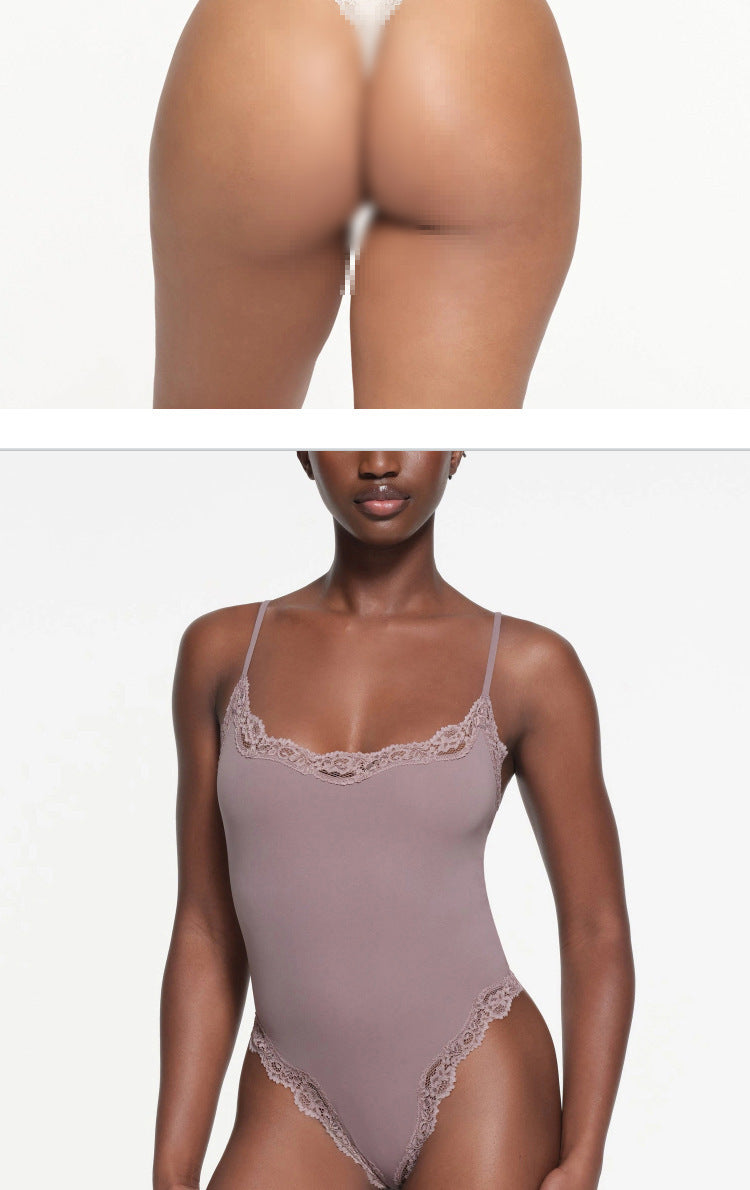 pure color, tummy-control, lace shapewear