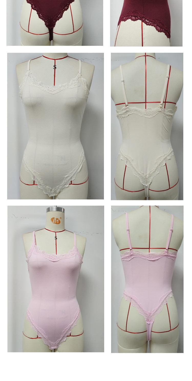 pure color, tummy-control, lace shapewear