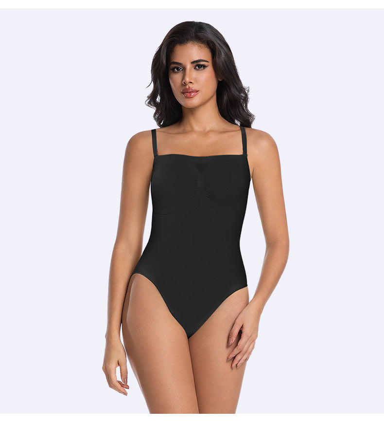 Seamless Bodysuit bodysuit cinching seamless strapless bodysuit