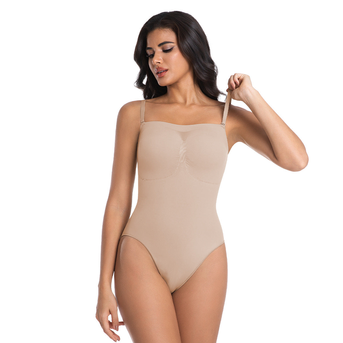 Seamless Bodysuit bodysuit cinching seamless strapless bodysuit