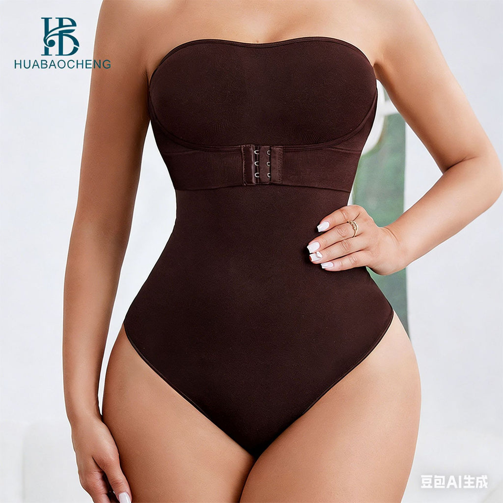 shoulder front buckle, invisible belt, and body enhancing garment