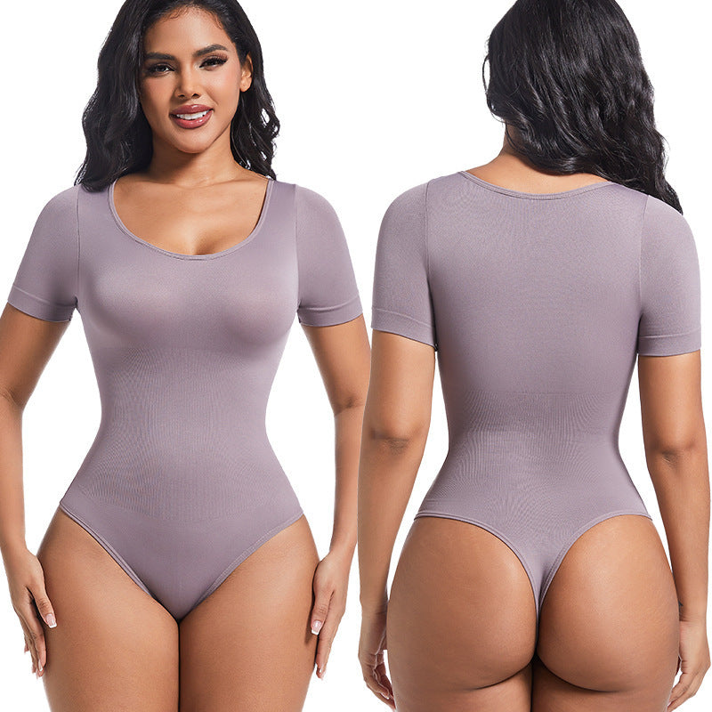 T-shaped hip lifting and bottoming jumpsuit