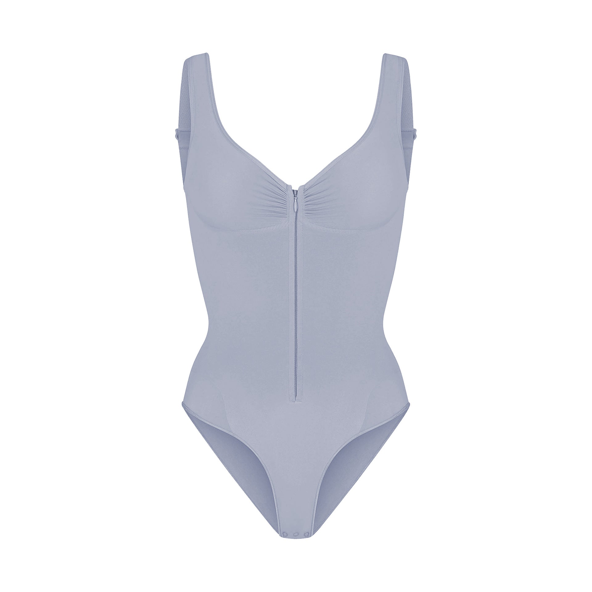 cinching belly tight fitting, zipper style shapewear
