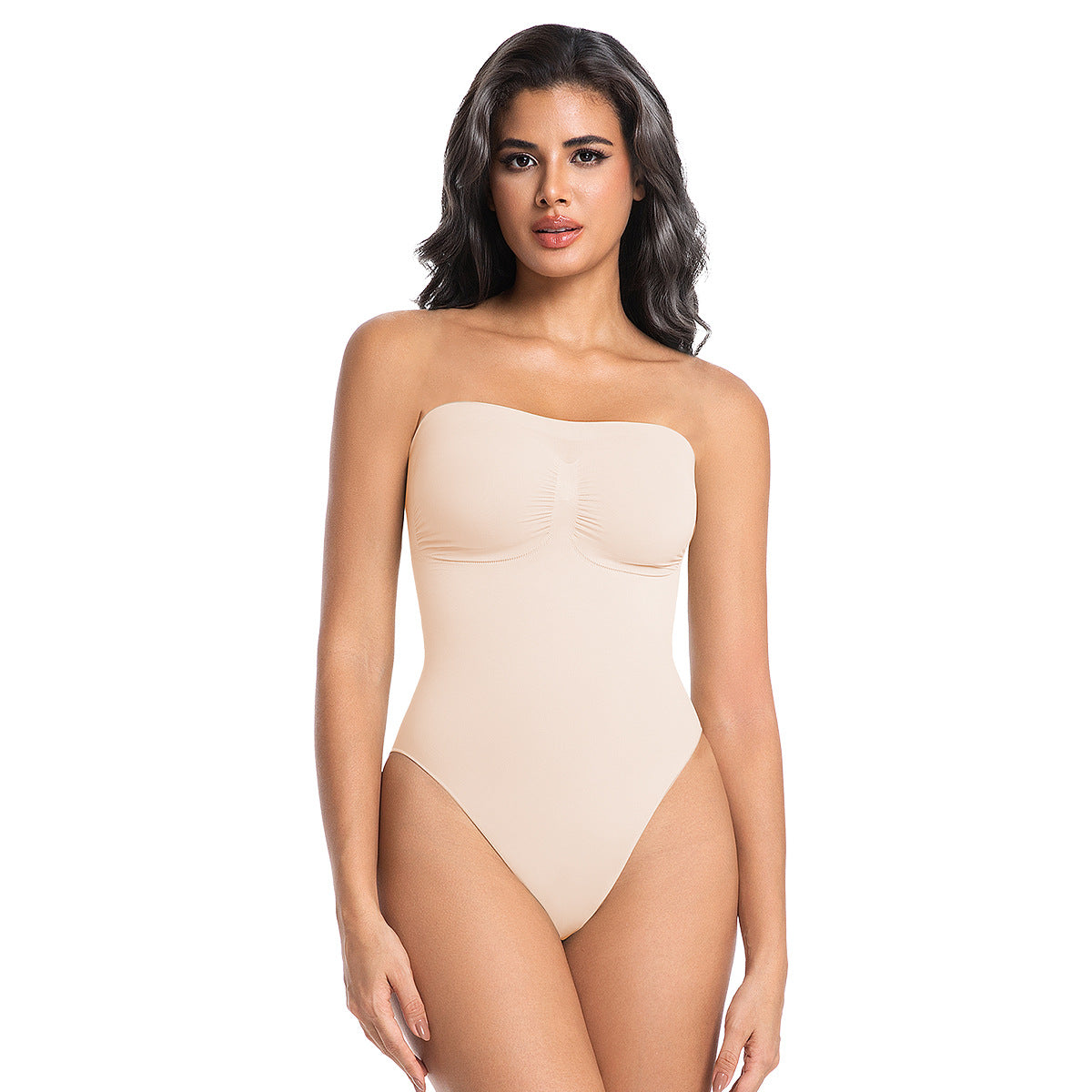 Seamless Bodysuit bodysuit cinching seamless strapless bodysuit